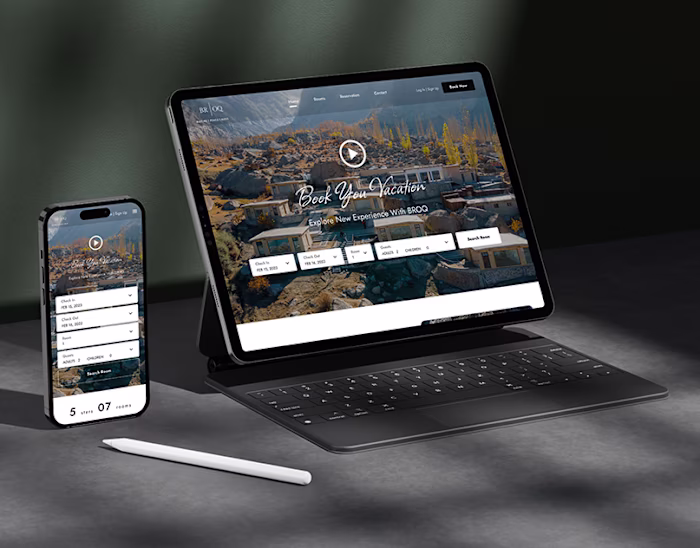 Broq Resort's -Hotel Resort Website