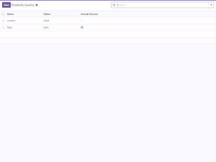Perplexity Module for Odoo