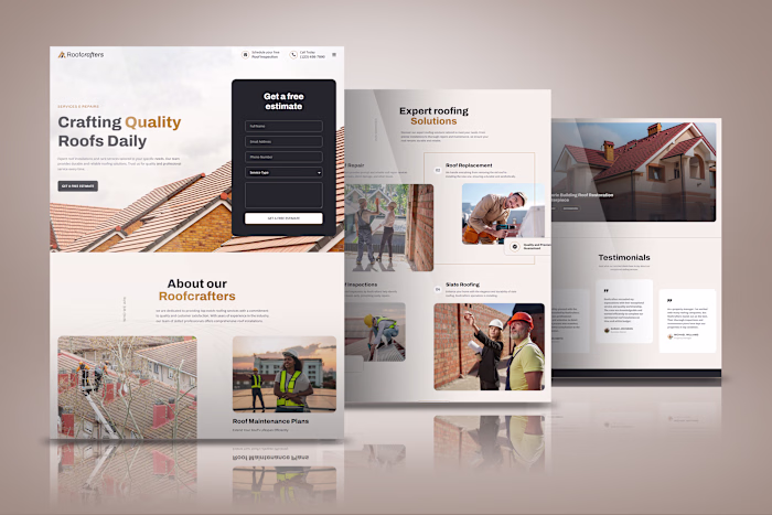 Professional website designed for profit and customer trust