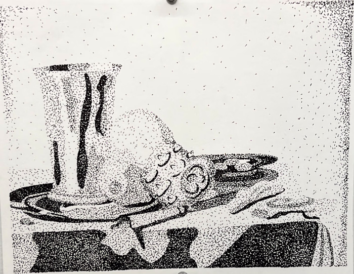 Drawing: Stippling and Cross Hatching