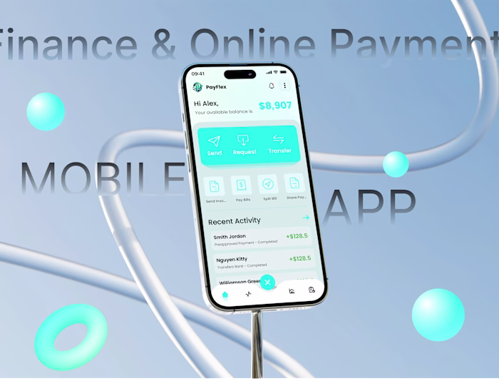 Finance Mobile App I UIUX DESIGN