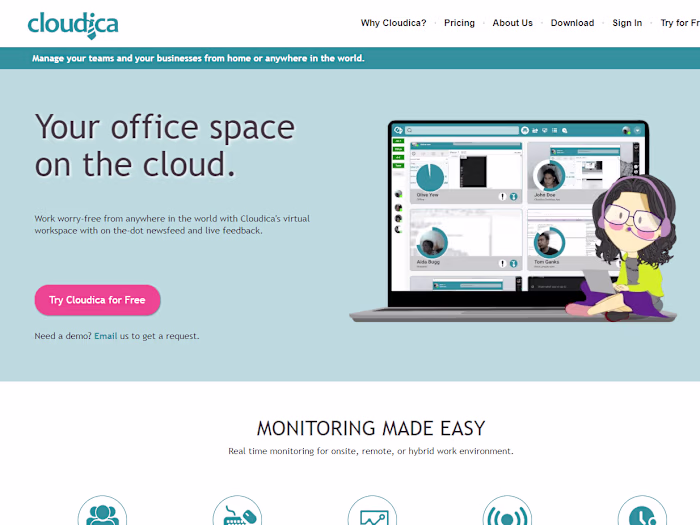 Cloudica : Live Monitoring Software
