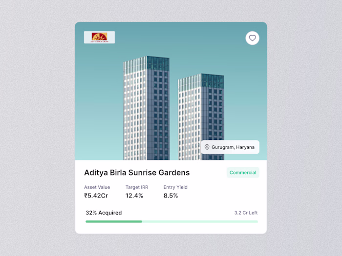 Real Estate Card - Web App