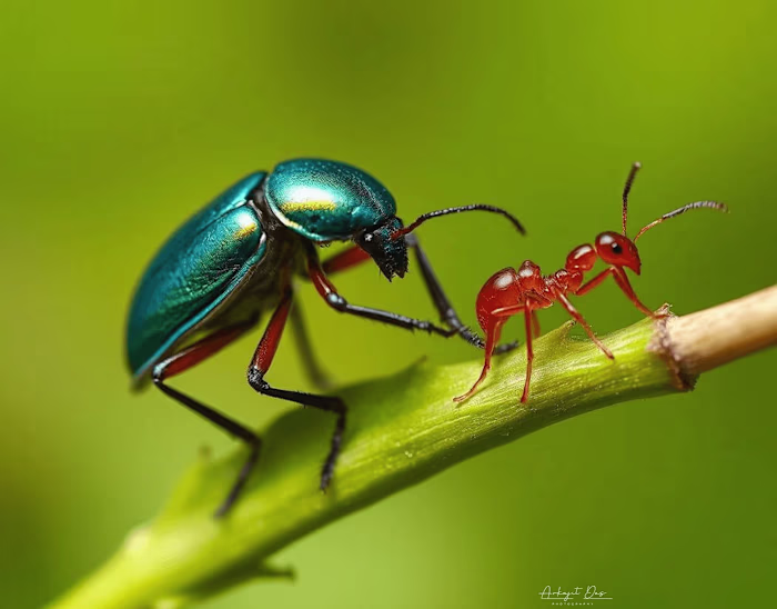 Nature's Tiny Titans: A Macro Exploration