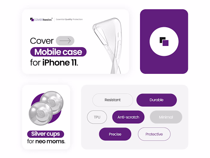
COVERbasics · Brand Identity