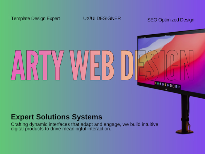 Minimalist and Luxurious UI/UX Design for Arty Web Design