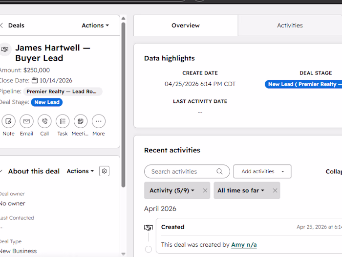 HubSpot Lead Capture, Routing &