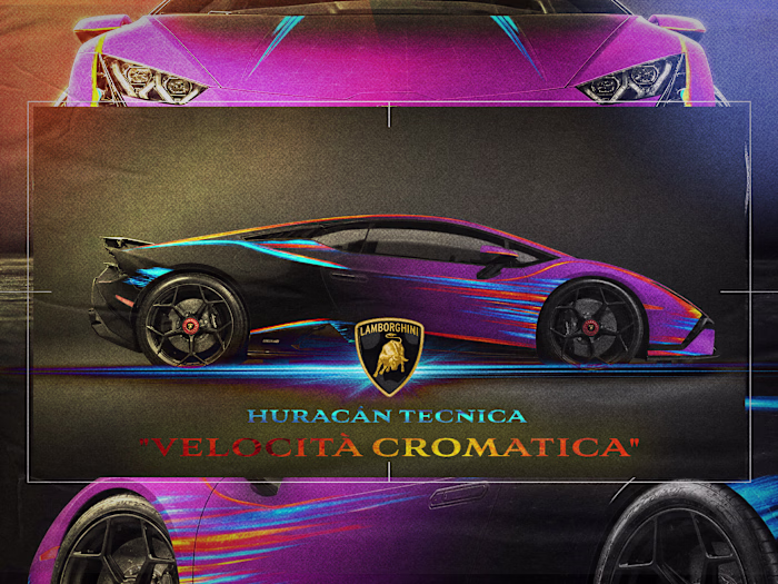 Lamborghini Huracan Tecnica Artistic Wrap