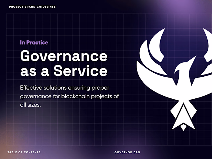 GovernorDAO Brand Identity