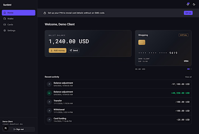 YeneCard: Production Fintech Card and Wallet Platform