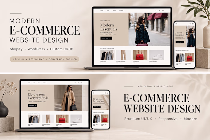 🛒 E-commerce Website Development
A good