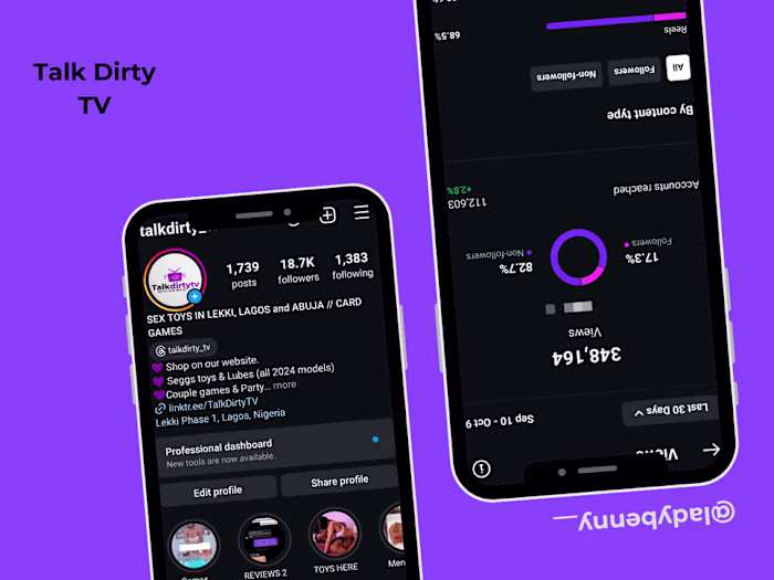 Content Creator & Social Media Manager at TalkDirty_Tv