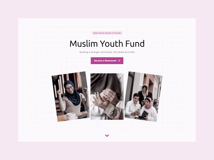 Muslim Youth Fund – Landing Page Design & Development