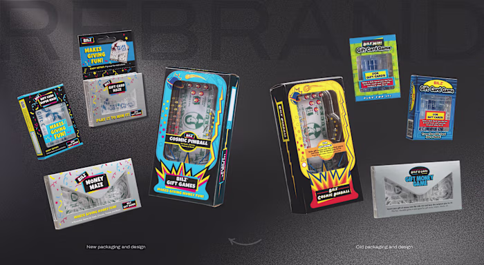 Bilz Gift Games Rebrand