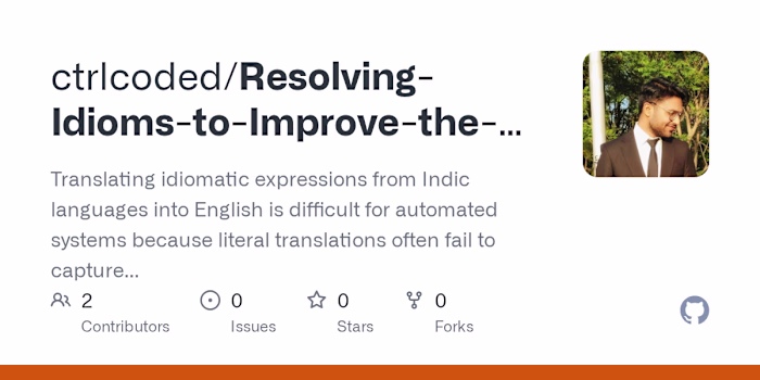 Resolving Indic Idioms for Better Machine Translation