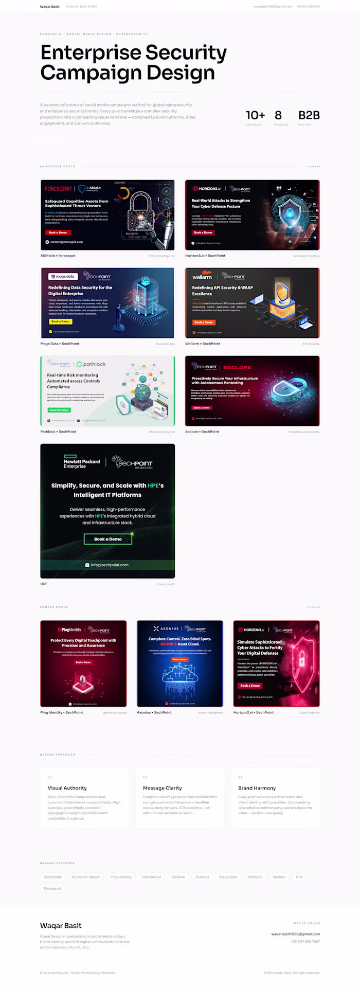 Enterprise Cybersecurity Social Media Campaigns (B2B)