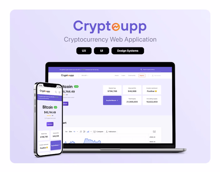 UI/UX Design for Crypto Web3 Application