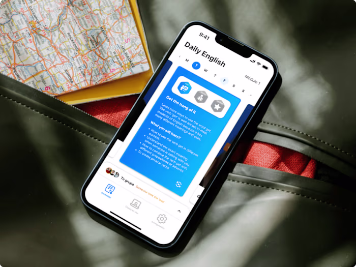 A Daily Content App for Learning English
