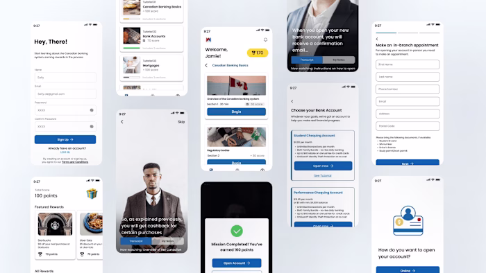 BMO Learning App Design for Newcomers
