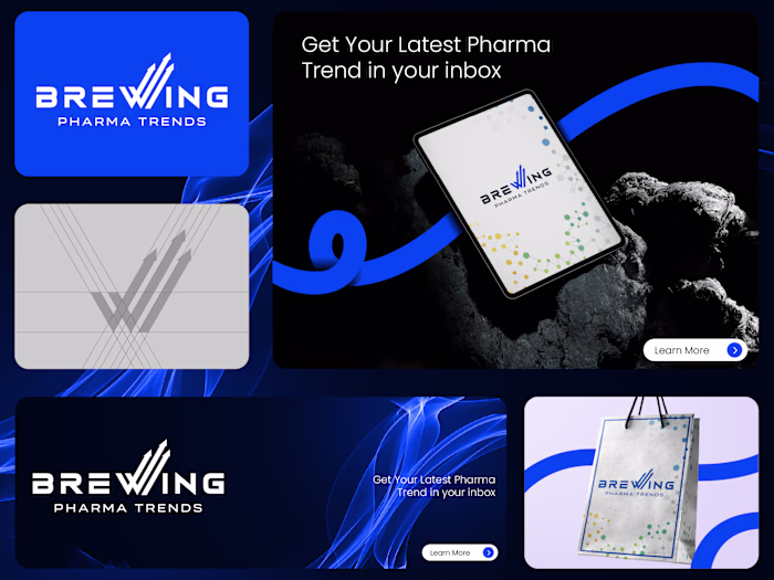 Brewing Pharma Trend – Minimal & Professional Pharma Branding