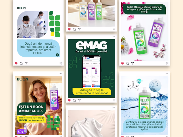 Social Media & Carousel Design Across Brands
