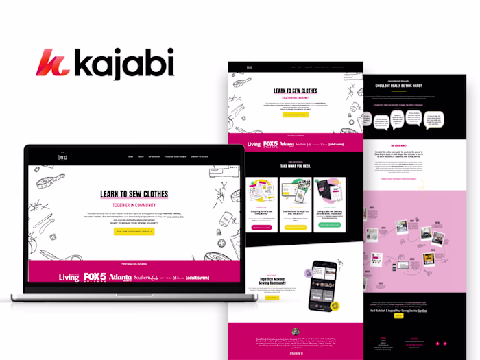 Kajabi Full Website Design