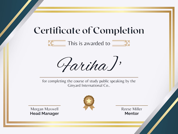 I will design professional certificates,  or anything in CANVA