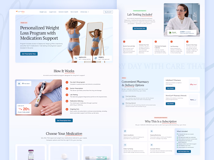 Conversion-Focused HealthTech Landing Page Design