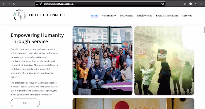 Immigrant Mobility Connect - Digital Support Platform