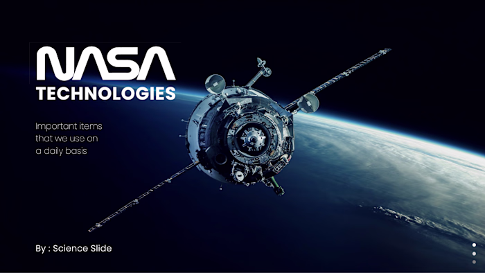 NASA Spinoff Technologies : Education Powerpoint Slide Design