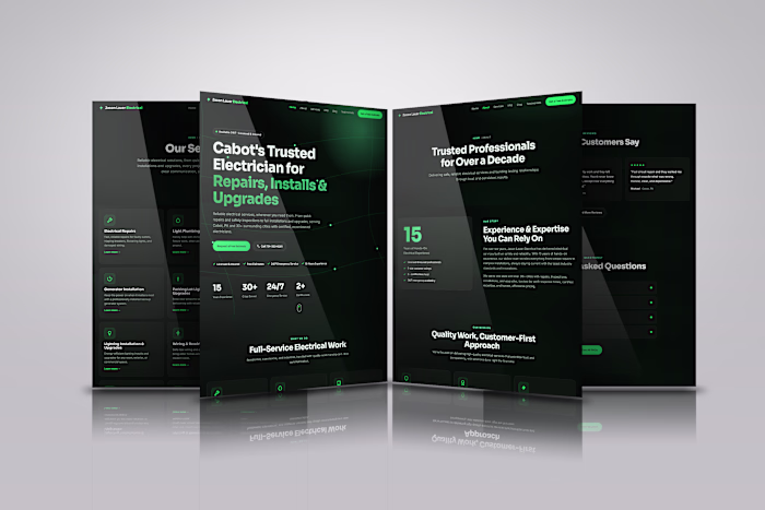 Lead-Generating Framer Website for Electrical Contractor
