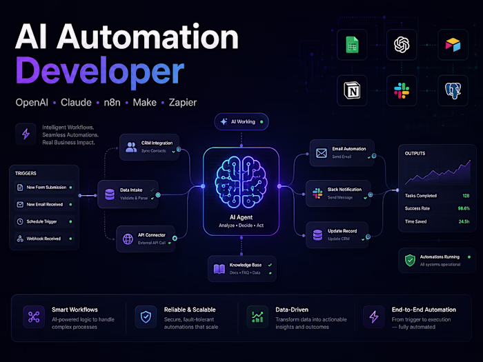 Boost Business Efficiency with Expert AI-Powered Automations