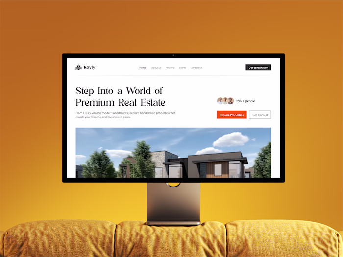 Luxury Real Estate Website — Modern & Responsive