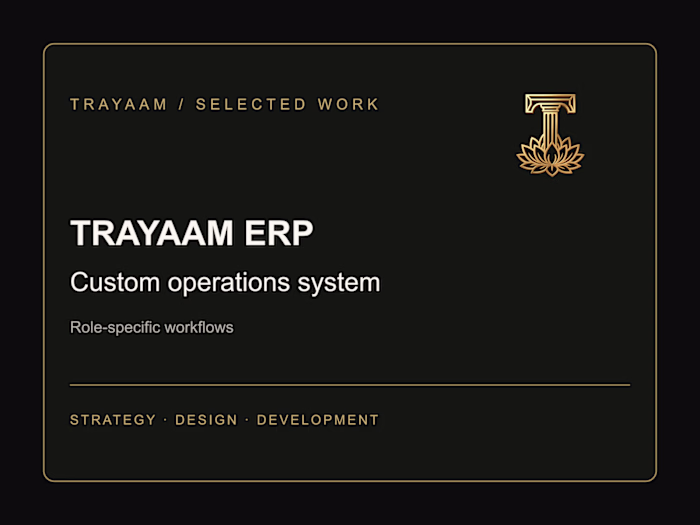 Deepak Products | Custom Manufacturing ERP