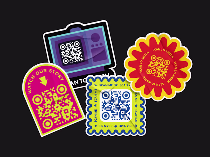 Qubio Sticker Designs and Illustration