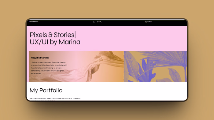 Pixels & Stories "Personal Website!"