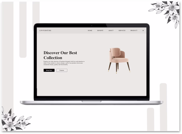 LUW Furniture — Modern Furniture Website Experience