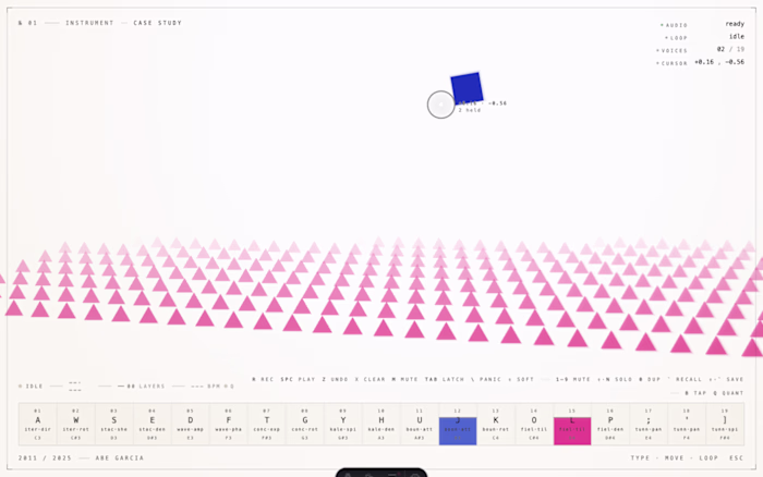 New sound reactive experiment is