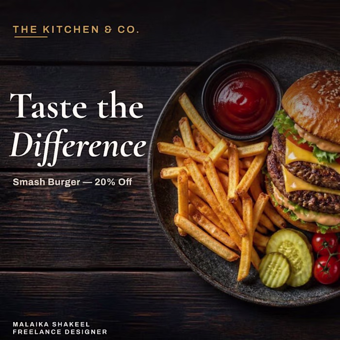 Taste the Difference 🍔✨

A premium