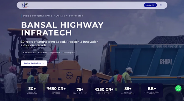Infrastructure Corporate Site