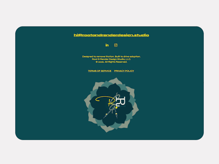 Framer website design for a