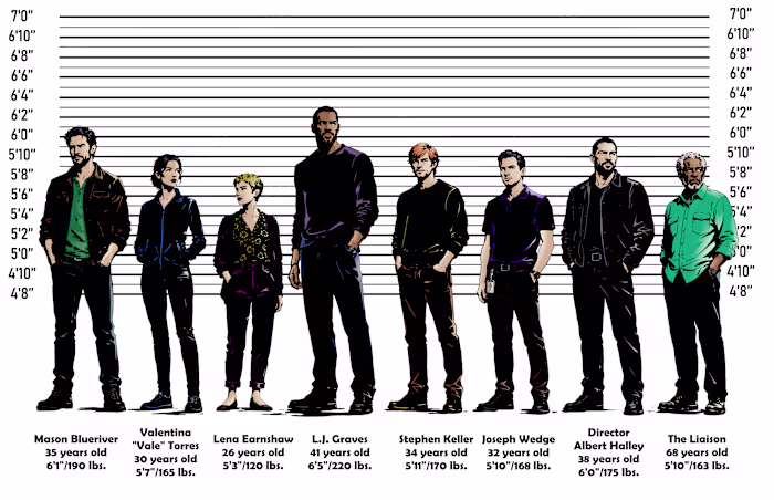 Character reference work for comic book project, and hybrid ...
