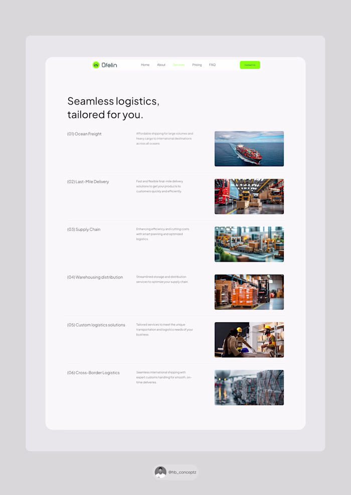 Seamless logistics = better business.
Every