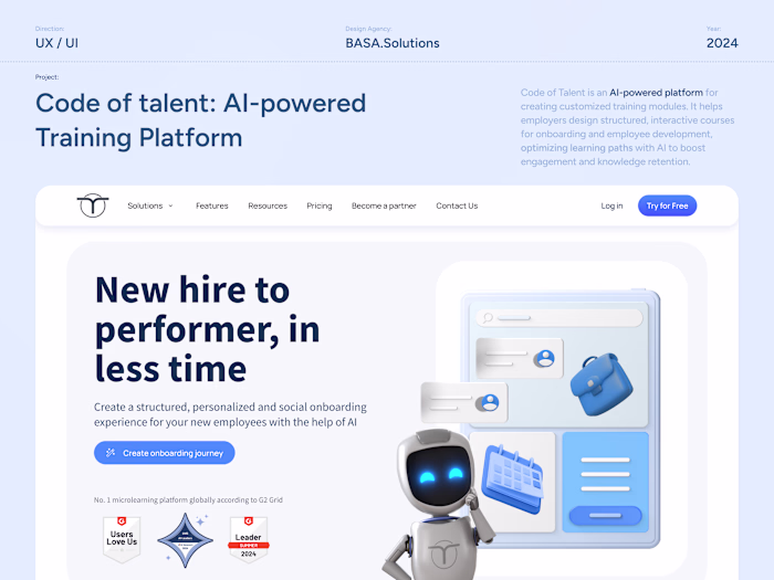 AI-powered training platform for employers