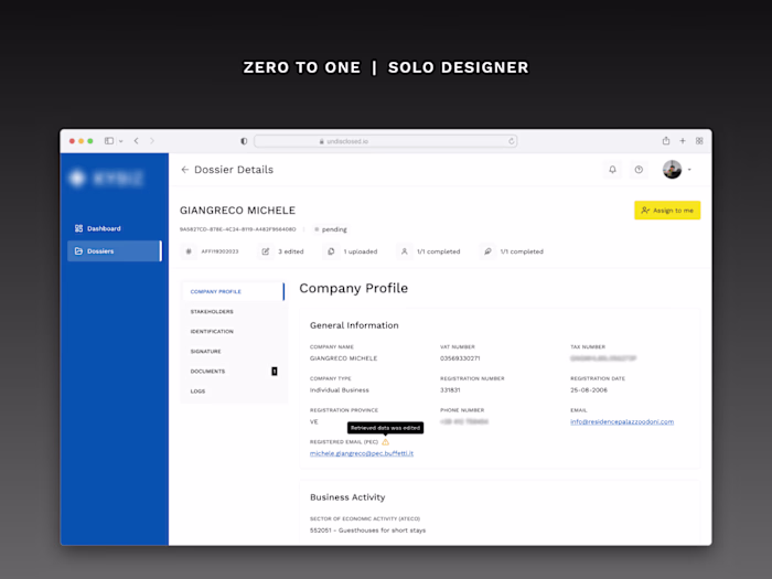 B2B KYC solution
