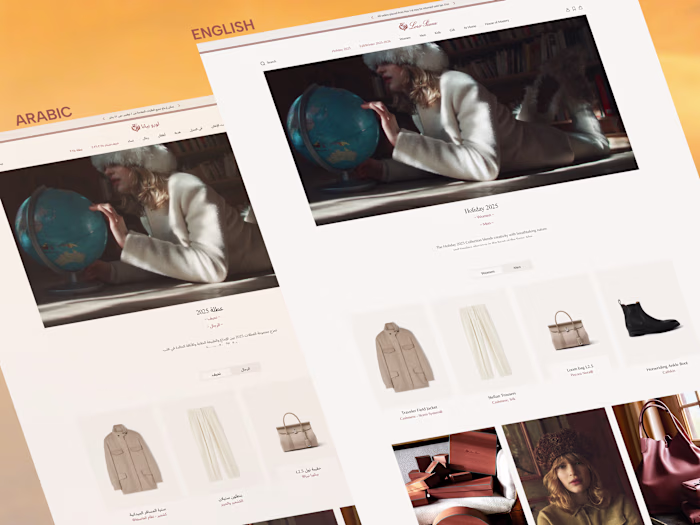 Multilingual Luxury E-Commerce Store -