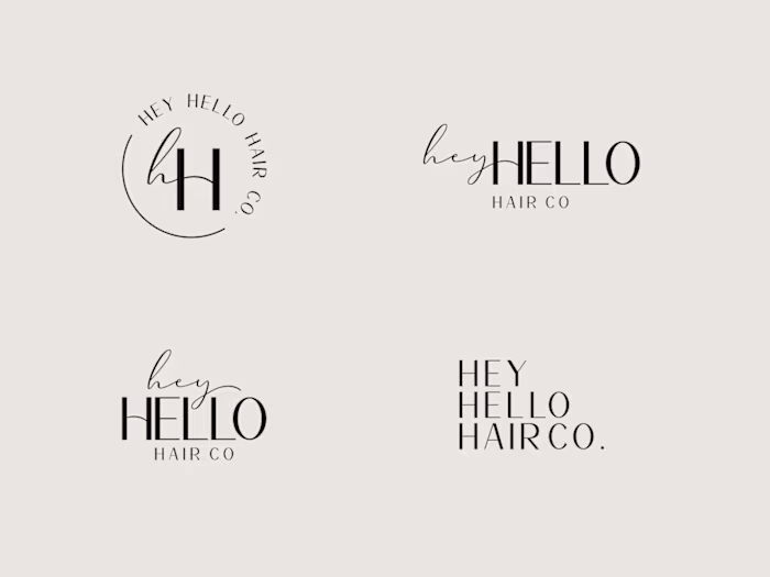 heyHELLO Logo Variants