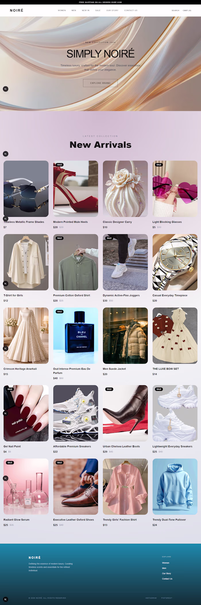 Simply Noire – Fashion E-Commerce