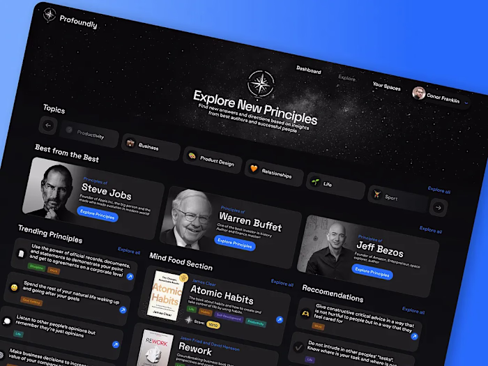 Profoundly | Personal Library Design 
