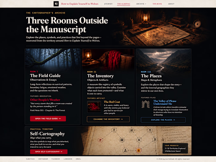 Ringing a manuscript to life via literary companion website.